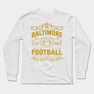 Vintage Baltimore Football Long Sleeve T-Shirt